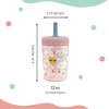 LunaLulinlk Tumbler, Soft Straw Tumbler for Toddlers, 12oz, Leak-Proof, Easy to Hold, Sunshine and Rainbows - 3 of 4