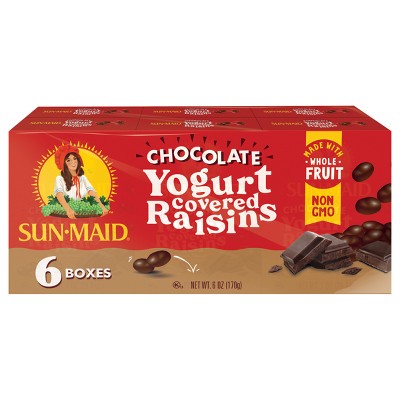 Sun Maid Chocolate Yogurt Raisins - 6ct_3