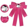 Elerevyo Women's Wedding Party Ribbon Brooch Pin Bow Tie - 3 of 4