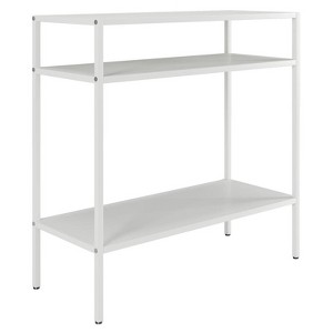 Matte White Side Table - Henn&Hart - 1 of 4