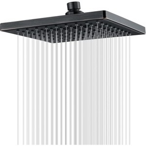 BRIGHT SHOWERS 8 Inch Rainfall Shower Head with Angle Adjustable - 1 of 4