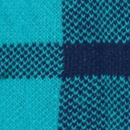 vibrant turq navy buffalo plaid