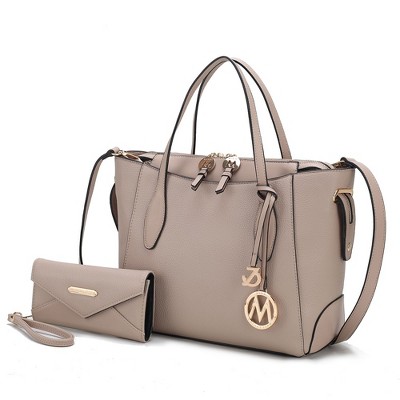 MKF Collection Bruna Vegan Leather Women’s Tote Bag with Wallet by Mia K