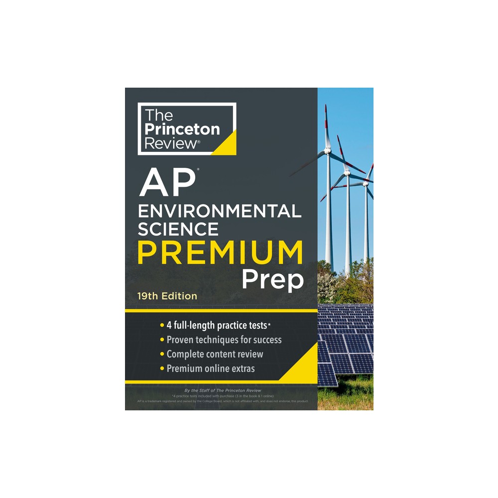 Princeton Review AP Environmental Science Premium Prep, 19th Edition - (College Test Preparation) by The Princeton Review (Paperback)