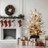 3ft Christmas Tree, Artificial Christmas Trees, Realistic Xmas Tree Holiday Party Decoration, Christmas Decoration for Home, Office - 3 of 4