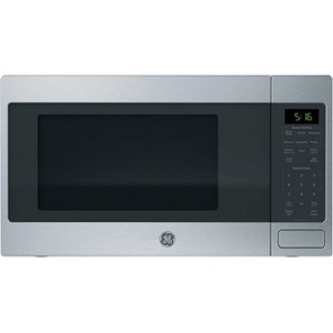 GE 1.6 Cu. Ft. Capacity Countertop Microwave Oven, Stainless Steel - 1 of 4