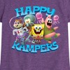 Girls' - SpongeBob SquarePants - Kamp Koral Happy Kampers Fitted Short Sleeve Graphic T-Shirt - 2 of 4