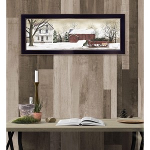 YOOCOZZ Xmas Decoration, Printed Wall Art- "Christmas Trees for Sale" By Billy Jacobs, Modern Home Decor, Ready To Hang Framed Poster, Black Frame - 1 of 4