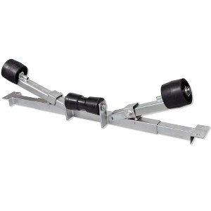 Boat Trailer Bottom Support Bracket with Keel Rollers - 1 of 4