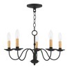 Livex Lighting Heritage 5 - Light Chandelier in  Black - 2 of 4