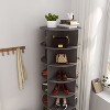 Kumasinova 360° Rotating Shoe Cabinet,6/7-Tier Shoe Storage Tower,Freestanding Organizer Shoe Rack for Entryway,Bedroom,Living Room - 3 of 4