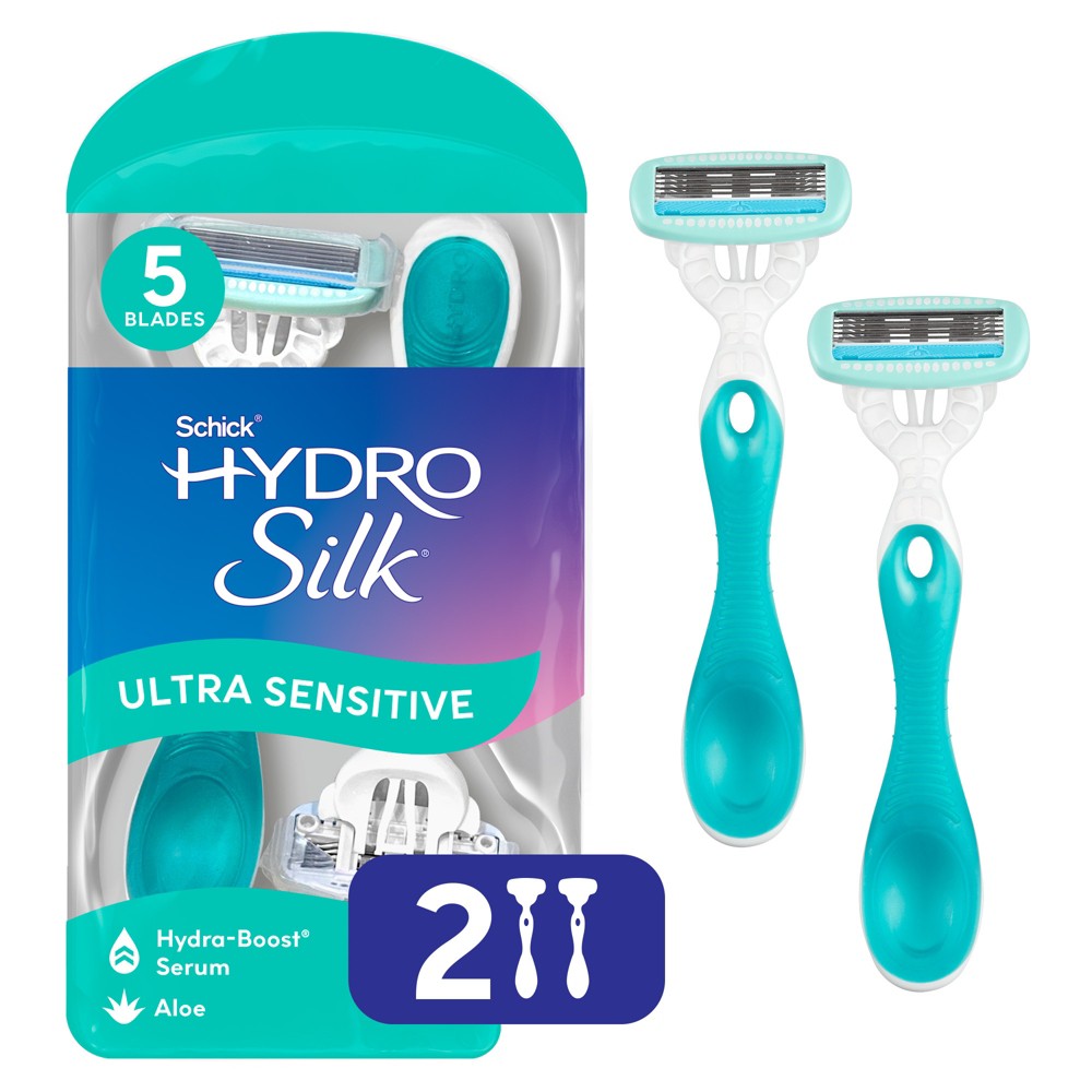 Schick Hydro Silk 5 Ultra Sensitive Disposable Razor - 2ct