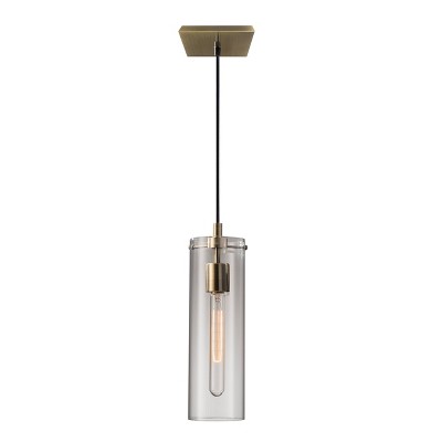 13.75" Dalton Pendant Ceiling Light Brass - Adesso