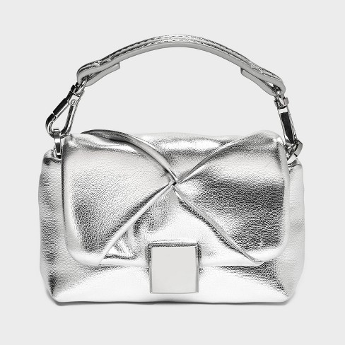 Micro Nano Satchel Handbag A New Day Silver Target