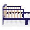 PAGED Toddler Bed Wooden Baby Bed Frame with 4 Side Guardrails and Low Rise Design for Bedroom - 2 of 4