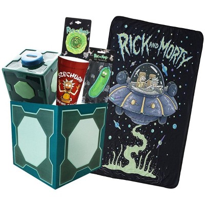 Toynk Rick and Morty Collectibles | Collector's LookSee Box | Throw Blanket and More
