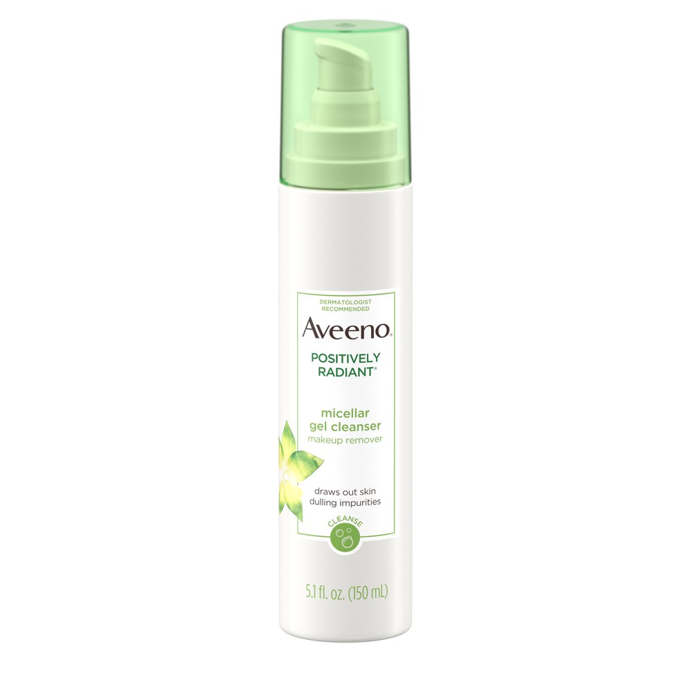 UPC 381371180189 product image for Aveeno Positively Radiant Micellar Gel Facial Cleanser - 5.1 fl oz | upcitemdb.com