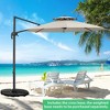 10ft Patio Umbrella with Tilt Crank Lift Waterproof Sun Shade for Deck, Pool, Garden - 3 of 4