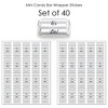 Big Dot of Happiness We Still Do - Wedding Anniversary - Mini Candy Bar Wrapper Stickers - Anniversary Party Small Favors - 40 Count - 3 of 4