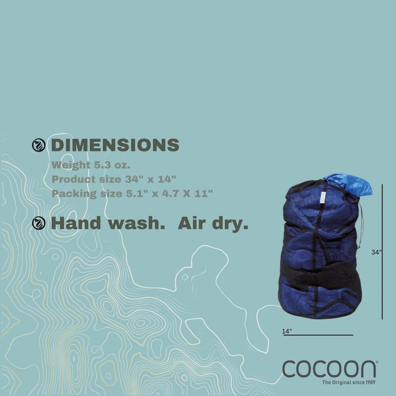 COCOON - Premium - Sleeping Bag Storage Sack Mesh - Black, 3 of 4
