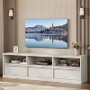 70-Inch Mid-Century Modern TV Stand: Heavy-Duty Media Console for 85” TVs with Storage Drawer & Open Shelves - 2 of 4