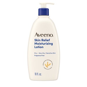 Aveeno Skin Relief Moisturizing Lotion, Fragrance-Free, 18oz - 1 of 4