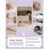Pharmedoc Nursing Pillow for Breastfeeding with Headrest & Adjustable Waist Straps - Removable Cover, Mocha - 3 of 4