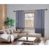 Lumi Home Furnishings 72"x144" Decorative Drapery Single Steel Curtain Rod Set with Cage finials Gunmetal - 3 of 4