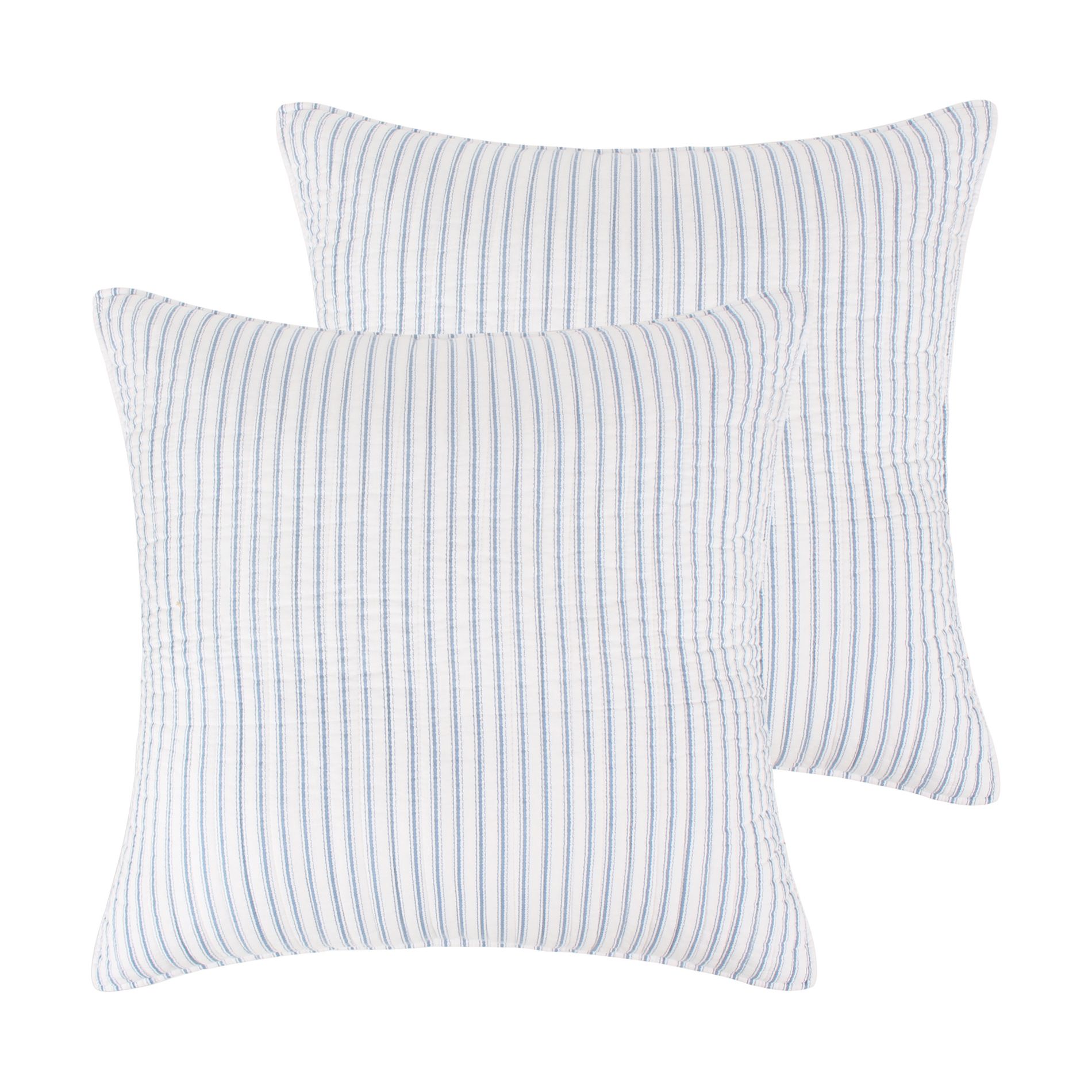 Tobago Stripe Euro Sham Set - Two Euro Shams - Levtex Home