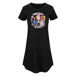 Women's - Barbie - Easter Graphic T-shirt Dress - 1 of 4