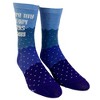 Crazy Dog T-Shirts Women's Wore My Big Girl Socks Today Socks Funny Motivational Girl Power Graphic Footwear - 2 of 4
