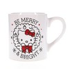 Silver Buffalo Sanrio Hello Kitty "Be Merry & Bright" Wax Resist Ceramic Mug | Holds 14 Ounces - 2 of 4