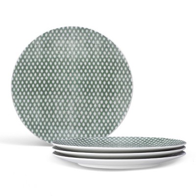 Noritake Hammock Set of 4 Coupe Dots Salad Plates