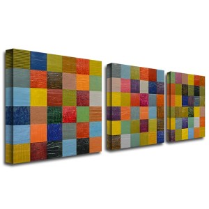 Trademark Fine Art -Michelle Calkins 'Collage Color Study II' Canvas Art - 1 of 1