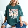 Simply Sage Market Have a Good Day Flowers Garment Dyed Tee - 2 of 4
