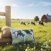 Manual Woodworkers & Weavers Field of Home Farmhouse Cow Pillow 18×13 inch - 2 of 3