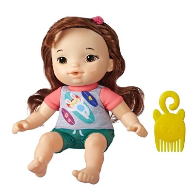 baby alive brown hair