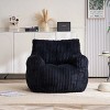 Soft Fluffy Corduroy Fabric Bean Bag Chair,Modern Bean Bag Chair,Bean Bag Chair For Bedroom-Cuddlewood - 2 of 4