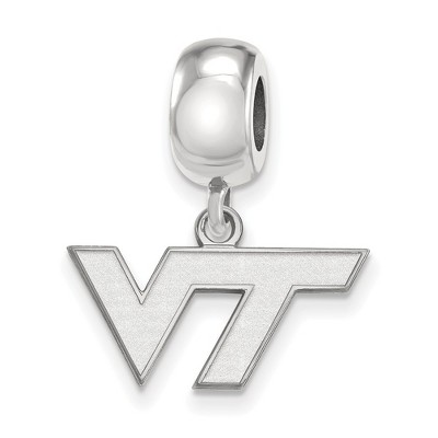 Black Bow Jewelry Sterling Silver Virginia Tech Hokies NCAA Bead Charm