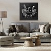 Stupell Industries Spooky Skeletons Cheers Framed Giclee Art, Gray, 24" x 24" - 3 of 4