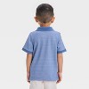 Toddler Boys' Short Sleeve Striped Polo Shirt - Cat & Jack™ - 2 of 3