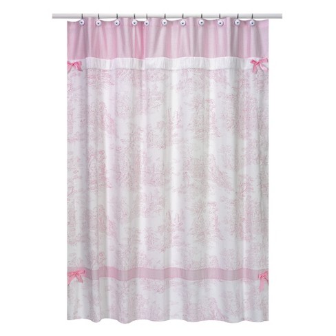 Toile Shower Curtain Pink Sweet Jojo Target