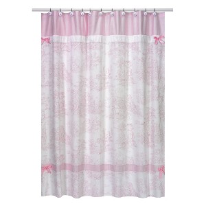 Toile Shower Curtain Pink - Sweet Jojo