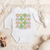 The Juniper Shop SmileyWorld Smiley Clover Daisy Long Sleeve Bodysuit - 3 of 4