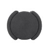 Cozy Boucle Storage Ottoman: Stylish Comfort with Hidden Storage, Grey - 2 of 4
