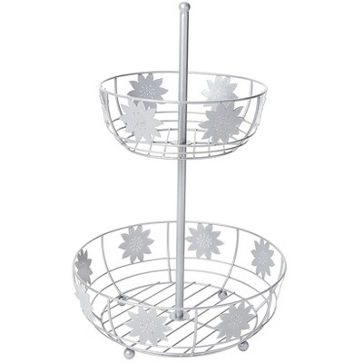 The Lakeside Collection Sunflower Kitchen Housewares Collection - 2-Tier Stand