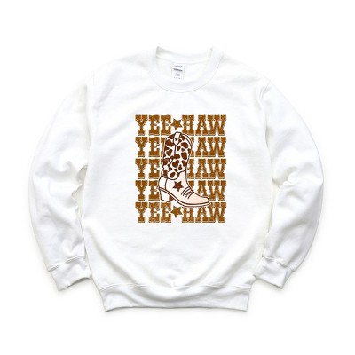 Simply Sage Market Women's Graphic Sweatshirt Yeehaw Boot