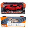 2018 Ford Mustang GT 5.0 Red with Black Stripes "Timeless Legends" Series 1/24 Diecast Model Car by Motormax - 3 of 3