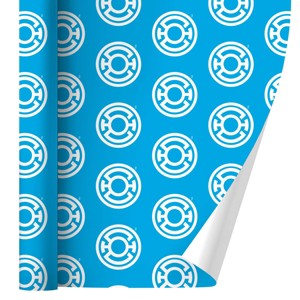 Green Lantern Blackest Night Blue Lantern Logo Gift Wrap 30" x 72" - 1 of 4