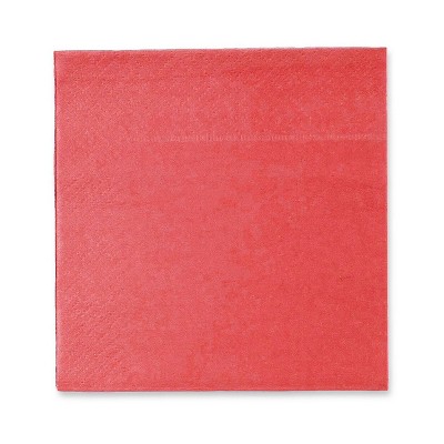 Blue Panda Cocktail Napkins - 200-Pack Disposable Paper Napkins, 2-Ply, Coral Pink, 5 x 5 Inches Folded